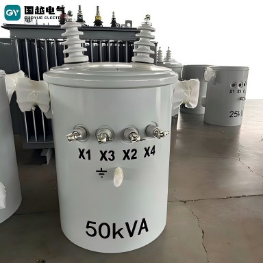 GUOYUE 7.2kV 13.2kV Single Phase Pole Mount Distribution Transformer 25kVA 50kVA 75kVA
