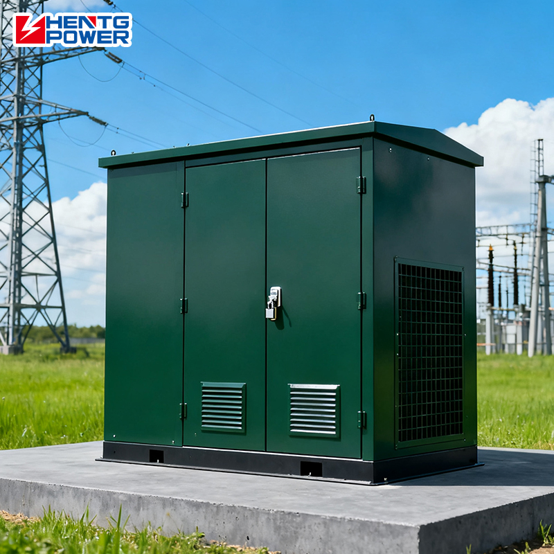 HENTG POWER CE Certified Cost-Effective Power Distribution Solution Compact Pad Mounted Transformer 75kVA 225kVA 300kVA