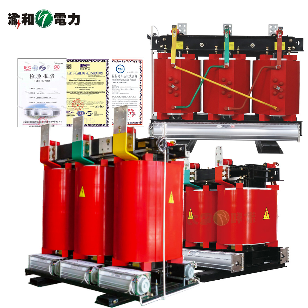 Indoor Three Phase Dry Type Isolation Transformer 11KV 22KV / 400V 500KVA to 2000KVA