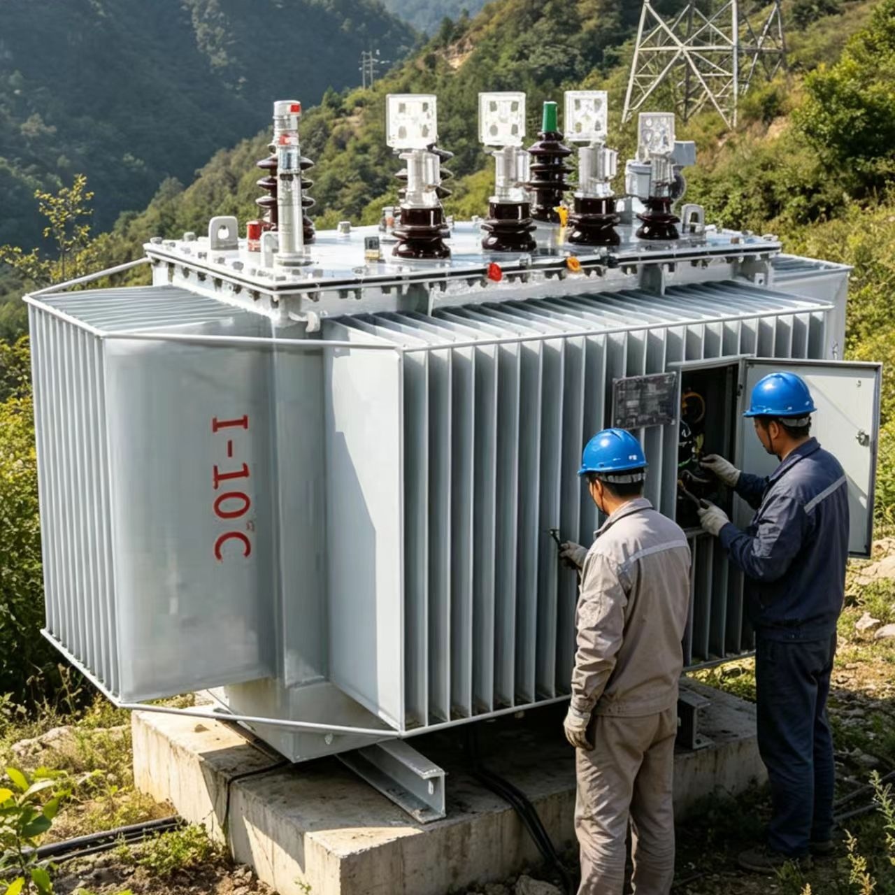 10 KV S20 - M - 30 ~4000 Series Three Phase Three Winding Oil-immersed Distribution Transformer