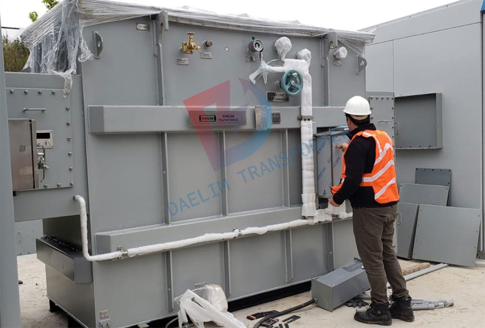 Complete Set Substation Power Transformer Include Bushing Conservator And Radiator