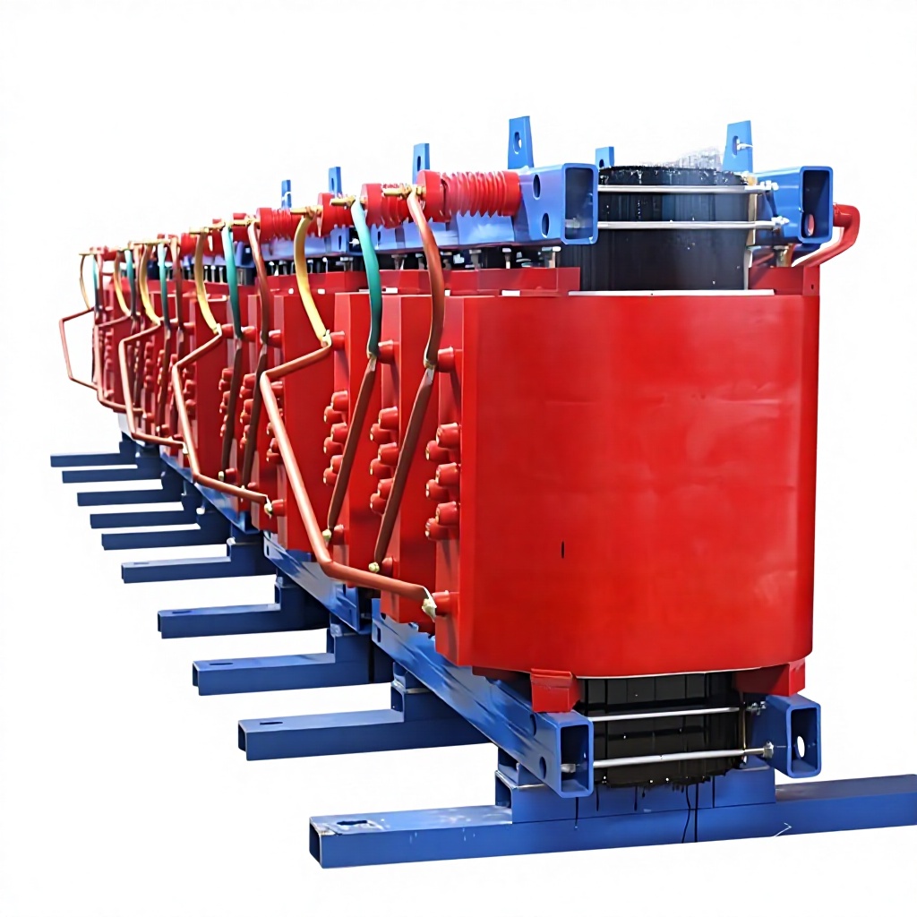 QZKJ SCB11 Three Phase Auto Dry Type Substation Power Transformer 10KV Circular Coil Amorphous Alloy Copper Winding 50/60Hz 2