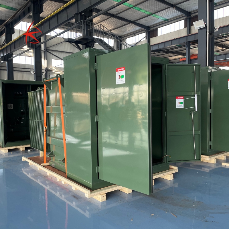 KB ZGS13-500 Series 500kva Oil Cooled Pad Mounted Substation Three Phase Power Transformer Aluminum Copper Winding Toroidal