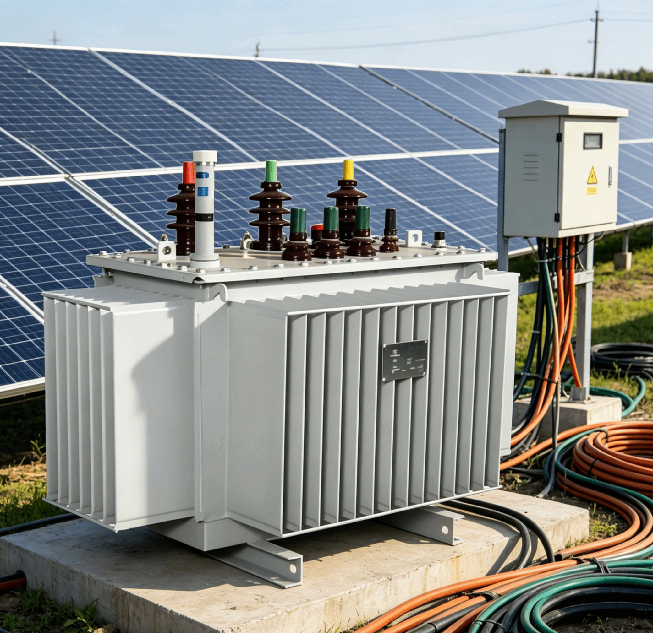 Middle East Hot Climate Oil Immersed Step Down Transformer Energy Saving Transformer With Oil Conservator