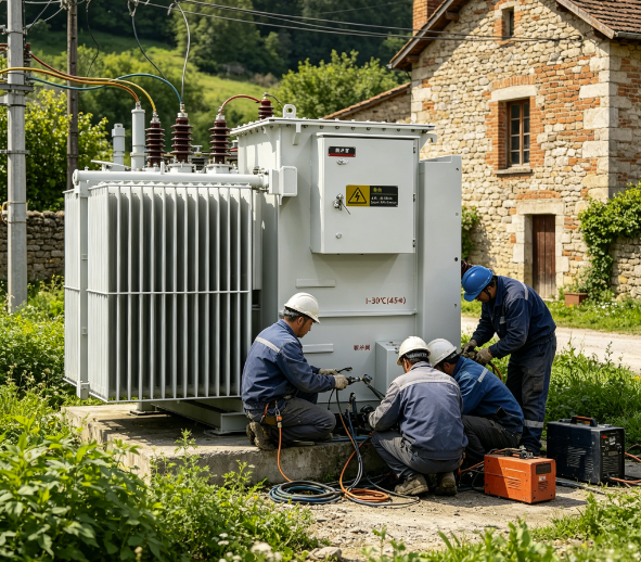 S11-M-800 Three Phase Hermetically Sealed Oil Immersed Distribution Transformer