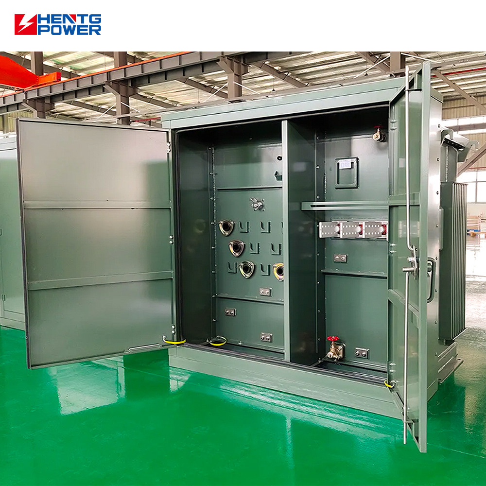 HENTG POWER CE Certified Cost-Effective Power Distribution Solution Compact Pad Mounted Transformer 75kVA 225kVA 300kVA