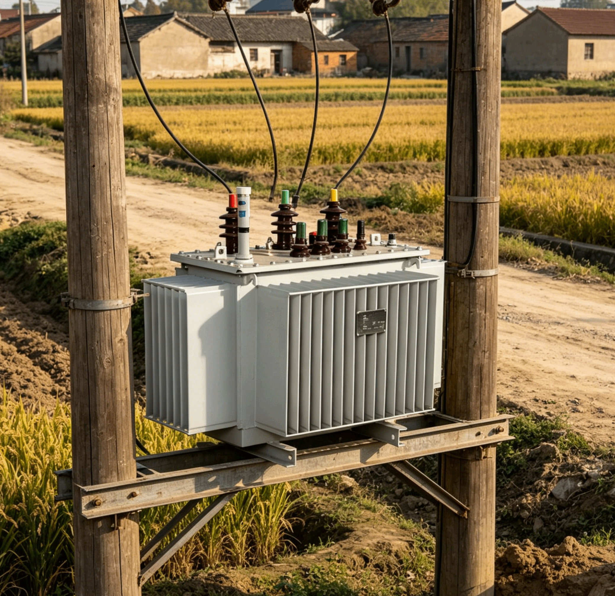 YongHui Oil Immersed Power Transformer Three Phase Distribution Transformer Hermetically Sealed High Efficiency 30KVA-1600KVA