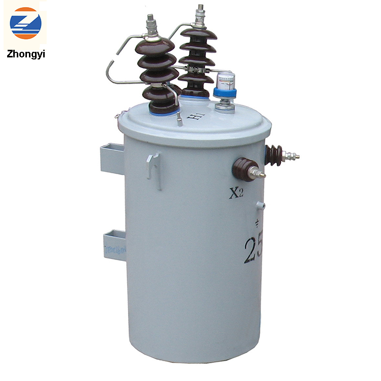 D9-5KVA 11KV/0.24KV Single Phase Oil Immersed Pole Mount Power Distribution Transformer 11KV 5KVA