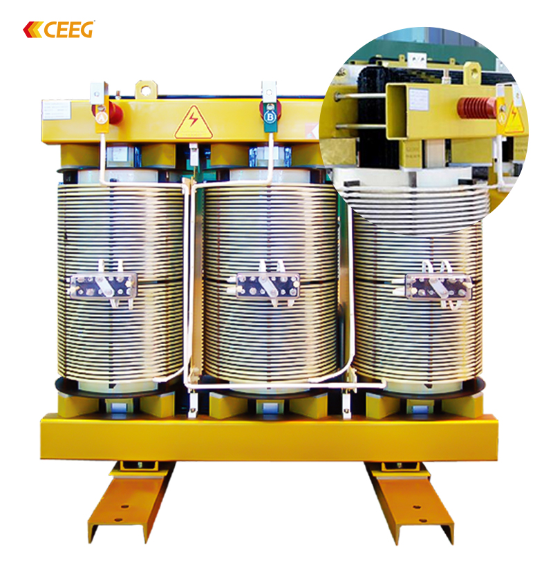 CEEG Transformer Electrical 630 KVA 800 KVA Safe Reliable Energy Saving Vacuum Pressure Impregnated VPI Dry Type Transformer