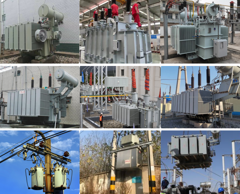 Continuous Duty 3 MVA 1MVA 1000KVA Oil Power Transformer 400V to 11KV 50Hz Input 6KV and 35KV 380V 480V Output Aluminum Material