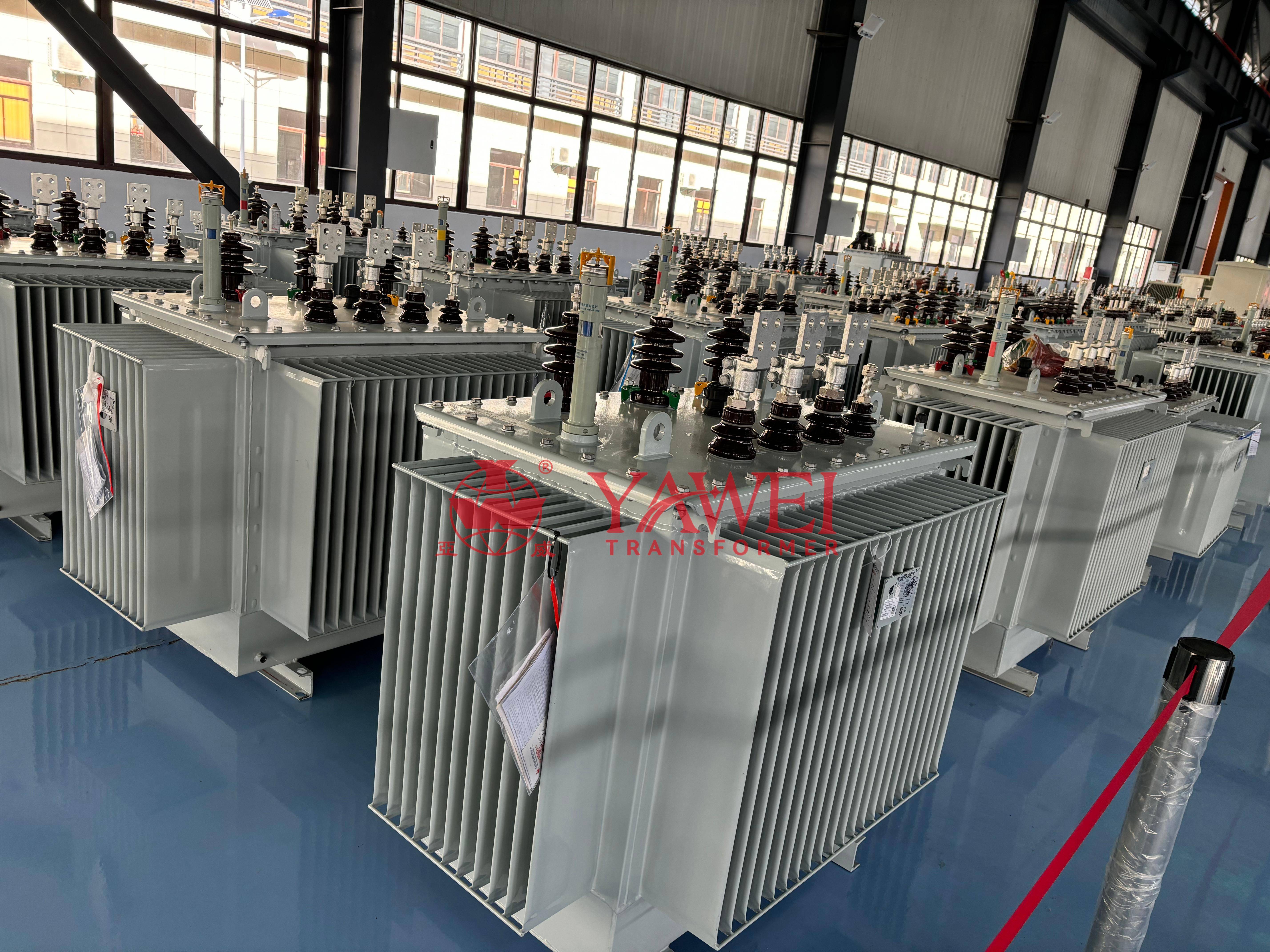 S11 Electrical 3 Phase Step Down Oil Immersed Type Power Distribution Transformer 630kva 1250KVA 10KV