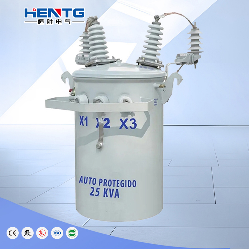 Factory Direct Sale Single-Phase Pole Mounted Oil-type Distribution Transformer Step Down Copper Wire ONAN Cooling 75-100kVA
