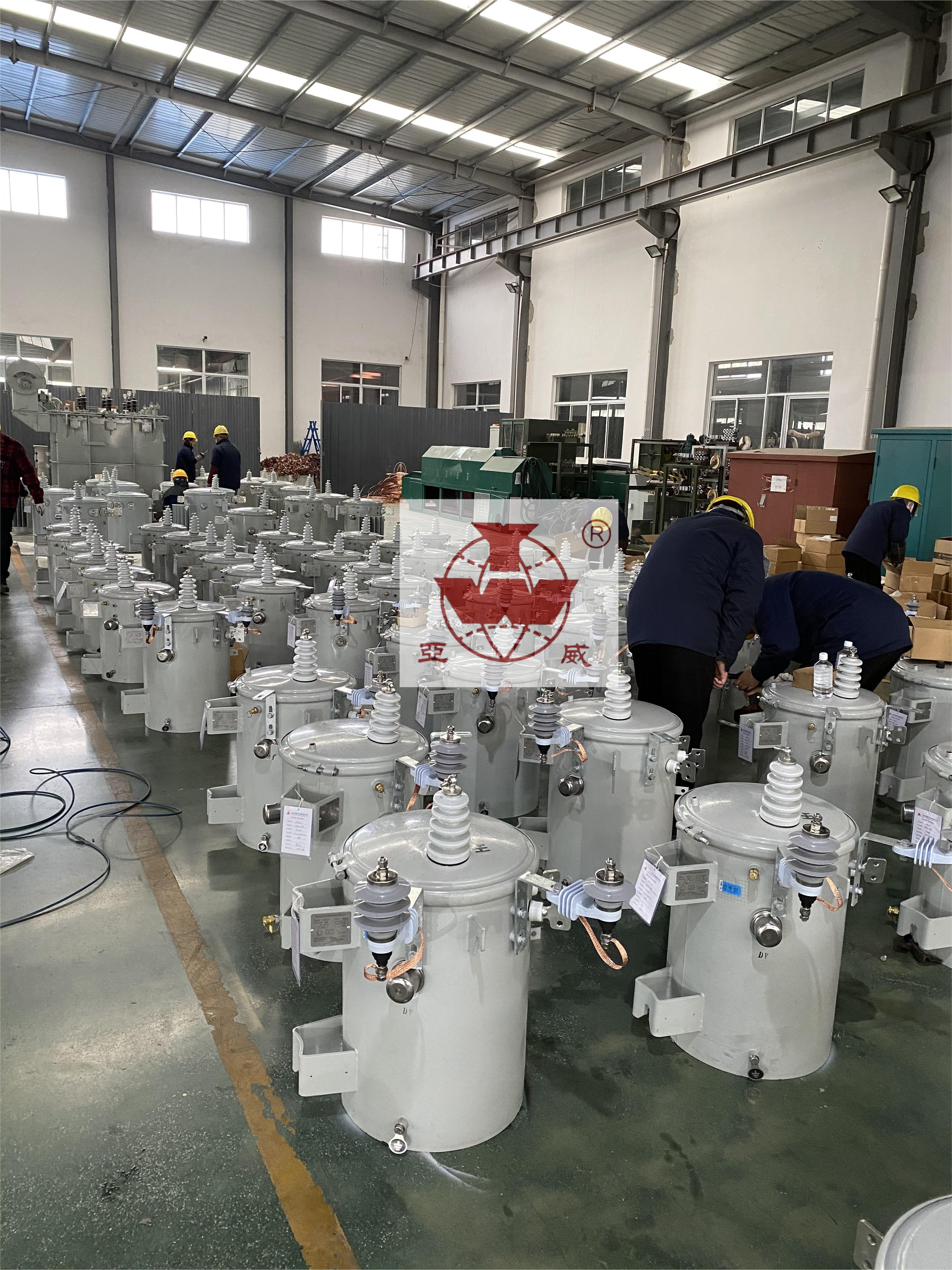 Multitudinous Single Phase Pole Mounted Transformer USA Canada Fast Delivery Voltage Adjustment
