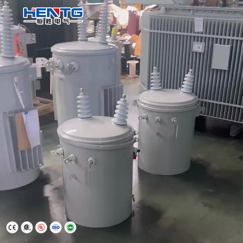Factory Direct Sale Single-Phase Pole Mounted Oil-type Distribution Transformer Step Down Copper Wire ONAN Cooling 75-100kVA