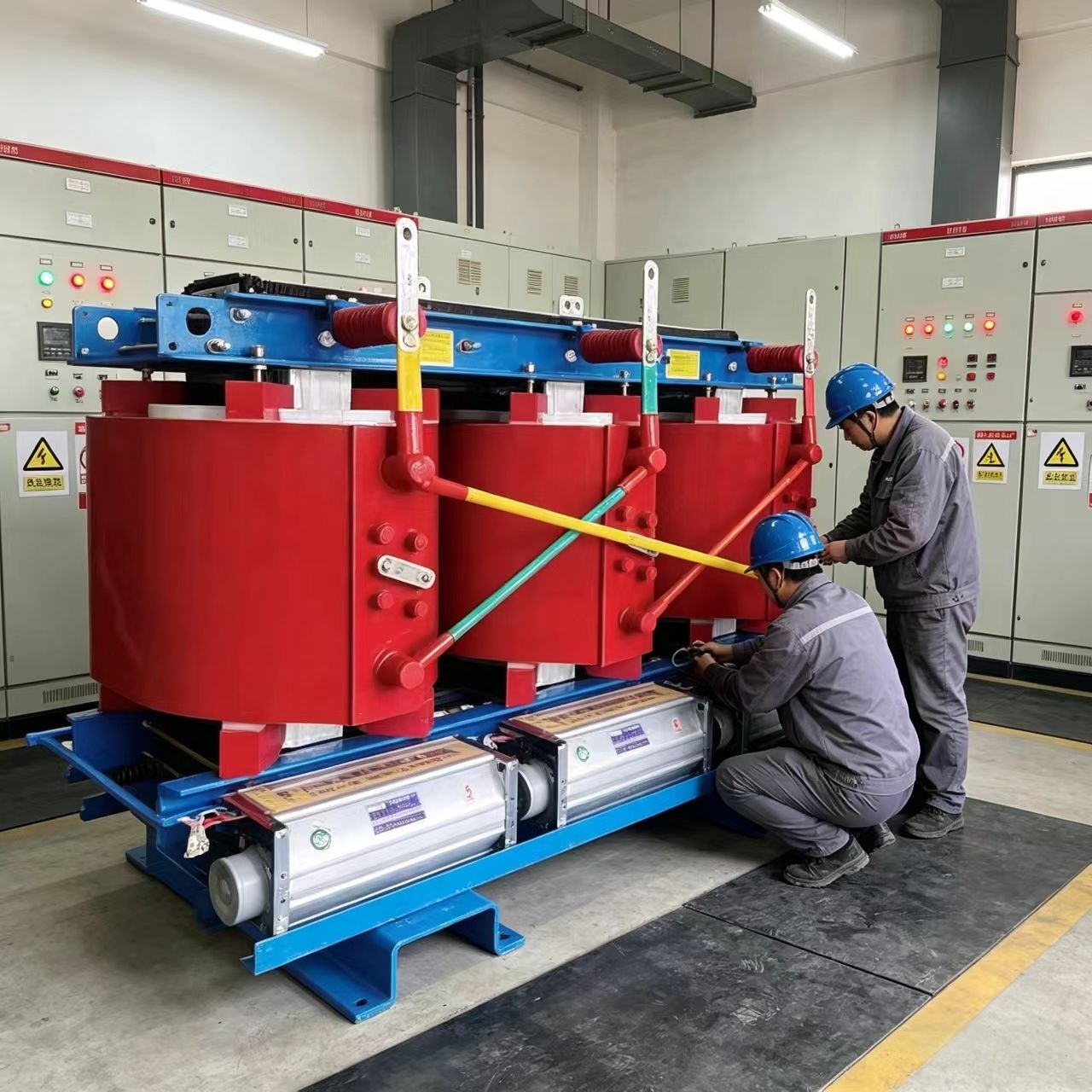 50Hz 6/6.3/6.6/10/10.5/11KV 30--4000KVA SC(B)H15 Amorphous Alloy Dry Type Transformer , Dyn11