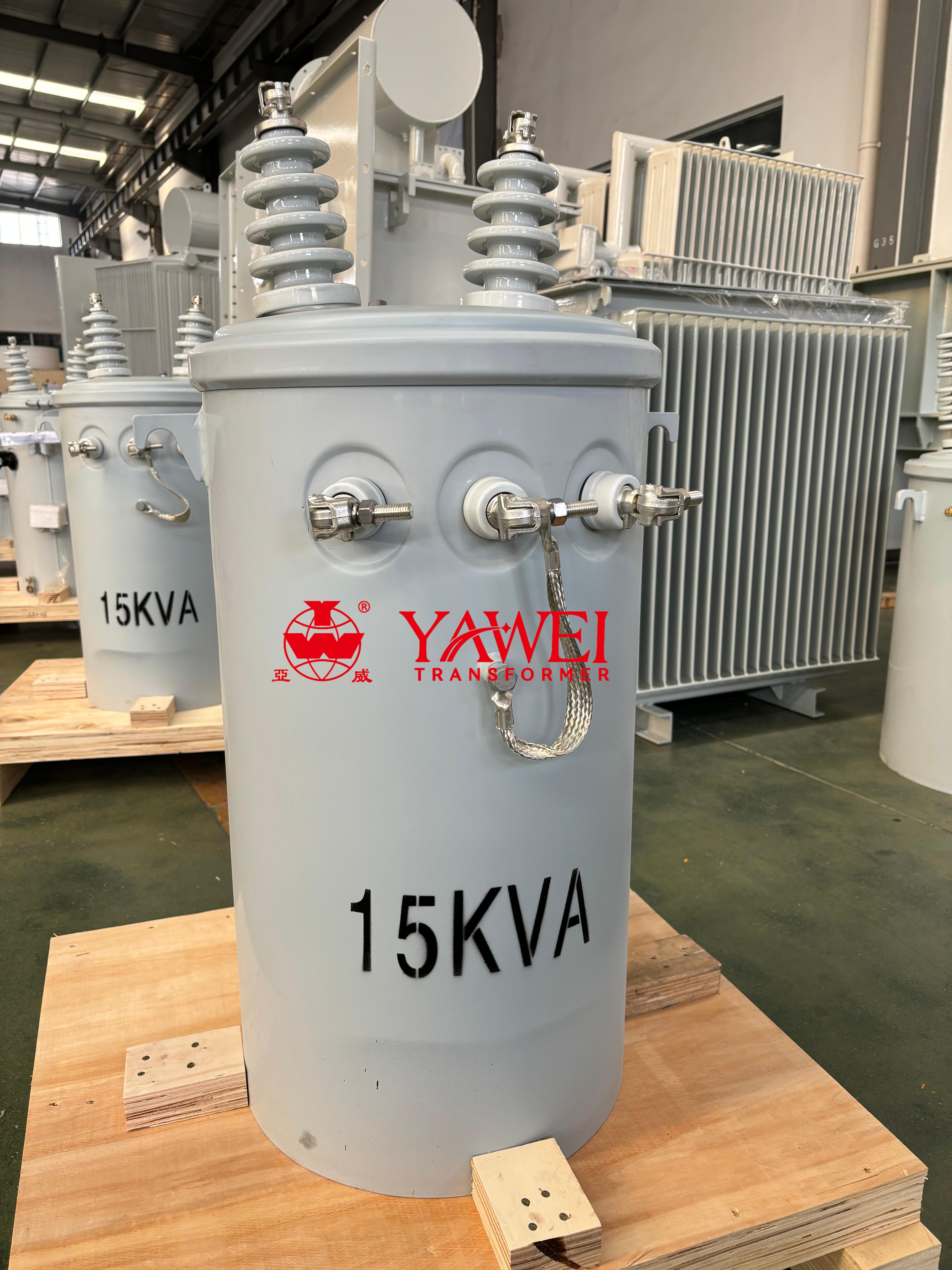High Perfomance 13.2KV 240V/120V 50KVA Oil Immersed Distribution Transformer Single-phase Pole Mounted Transformer