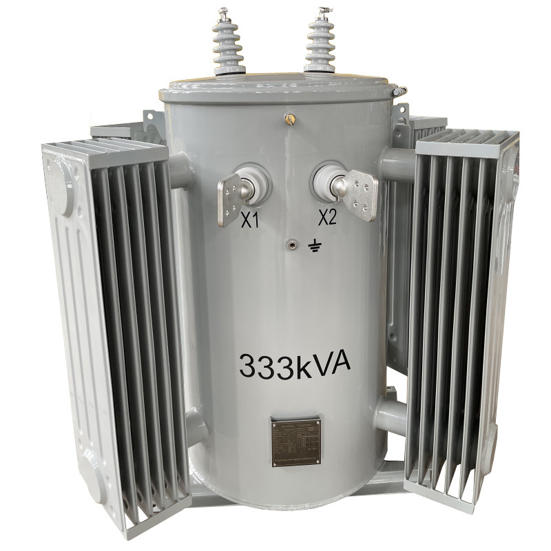 Custom Single Phase Aluminum Winding Oil Immersed Power Transformer 25kva Pole Mounted for Distribution