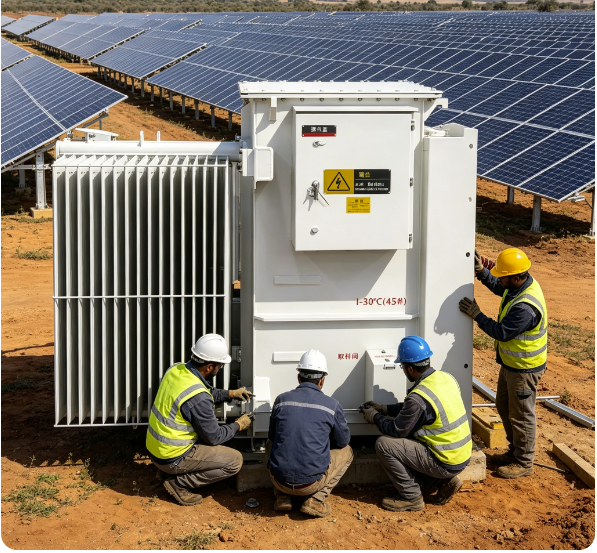 ZGS11-F-160kVA Full Copper Winding PV Farm Pad Mount Distribution Transformer