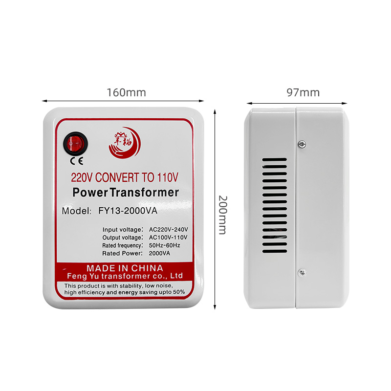 FY 500W-10000W Single Phase Step Up/Down Voltage Converter 220 to 110V 50/60Hz 5000VA Toroidal Electronic Power Transformer