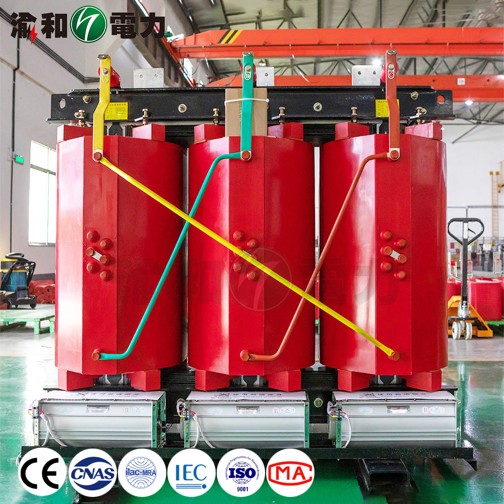 Indoor Three Phase Dry Type Isolation Transformer 11KV 22KV / 400V 500KVA to 2000KVA