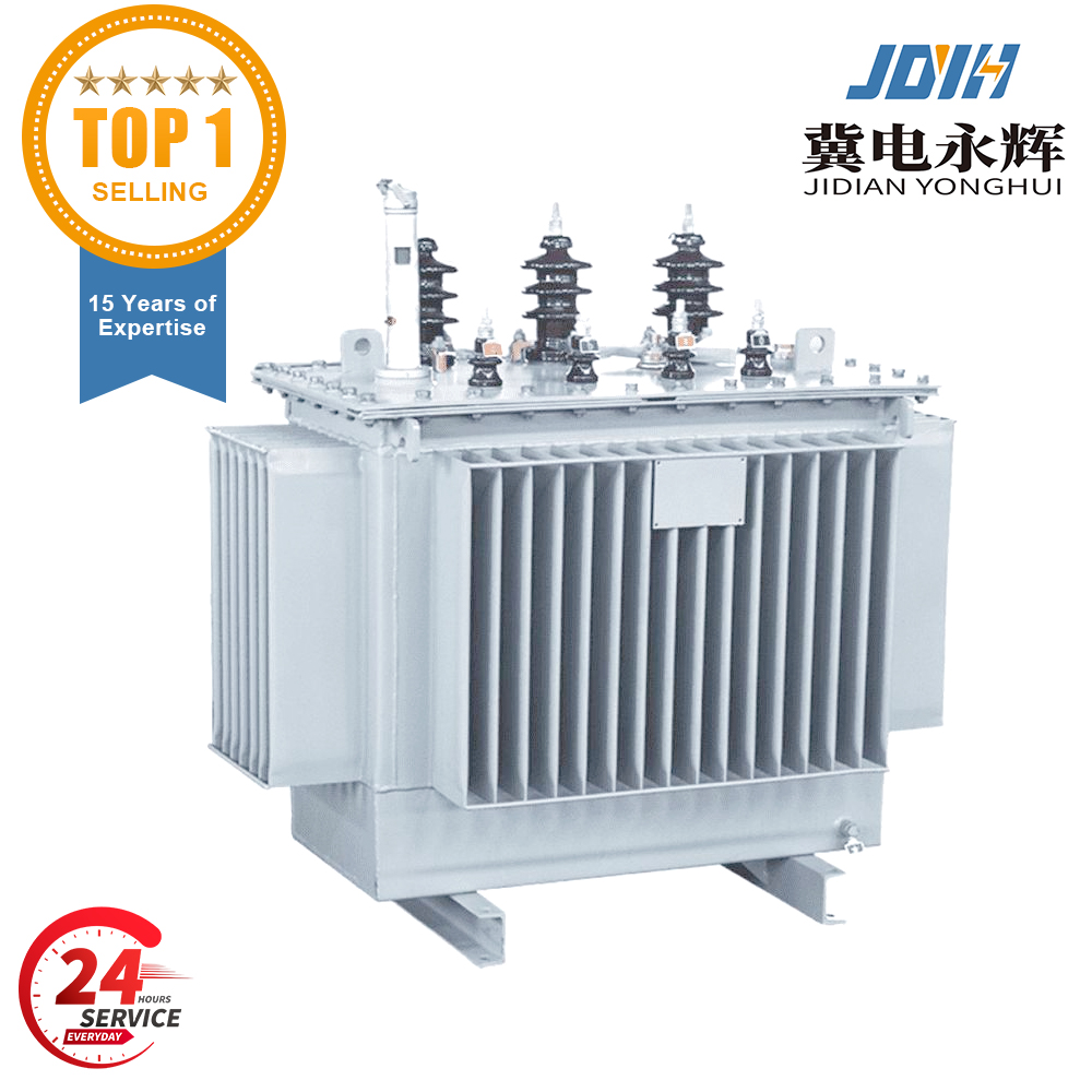 YongHui Oil Immersed Power Transformer Three Phase Distribution Transformer Hermetically Sealed High Efficiency 30KVA-1600KVA