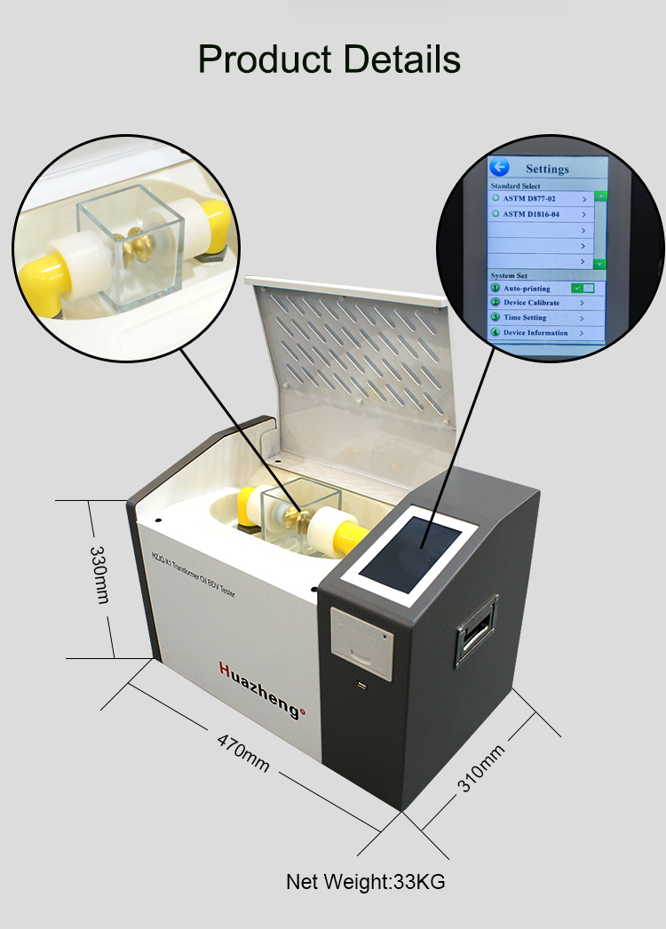 Dielectric Oil BDV Test Kit