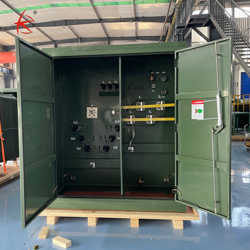 KB ZGS13-500 Series 500kva Oil Cooled Pad Mounted Substation Three Phase Power Transformer Aluminum Copper Winding Toroidal