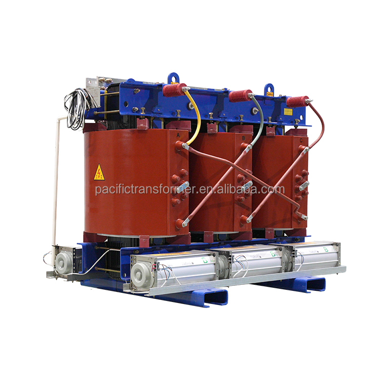 CE Certified Three Phase 10kV 10.5kV 11kV Dry Type SCB Series Three Phase Epoxy Resin Distribution Transformer