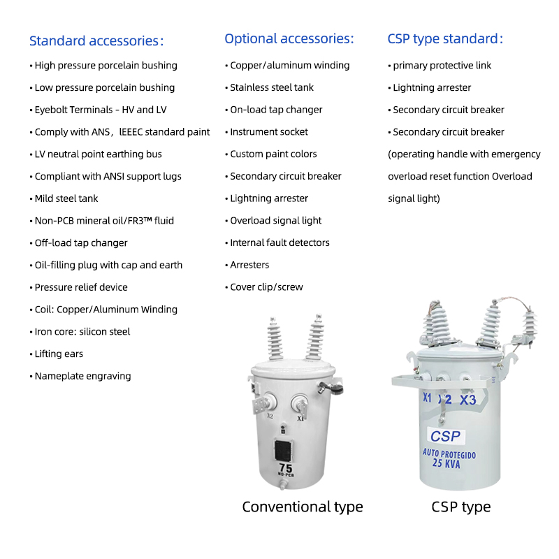 Amorphous Alloy Copper Aluminum Winding 125kVA 160kAV 200kVA 13.8kV Single Phase Pole Mounted Top Transformer Price