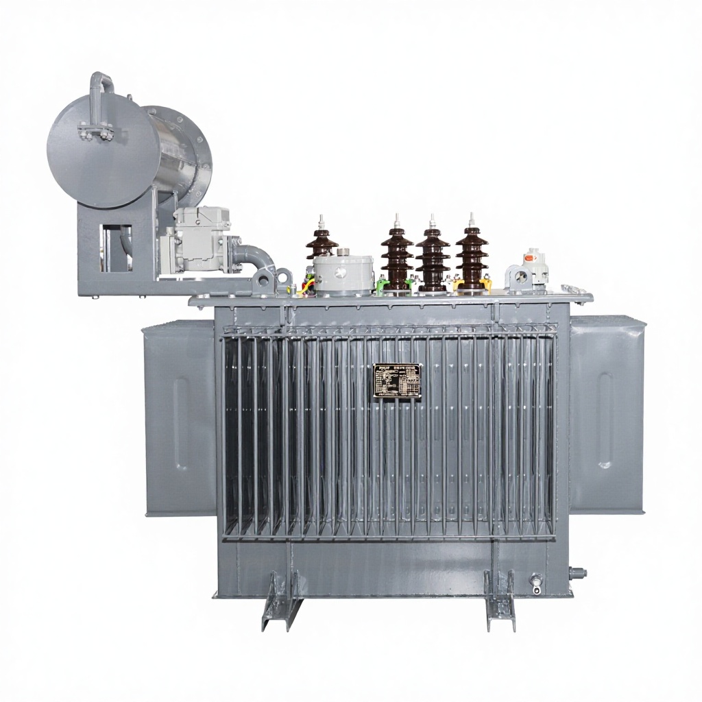 Power S11 Three-Phase 50/60 Hz Oil-Immersed Industrial Transformer With Three Windings Round Coil MV &amp; HV Applications