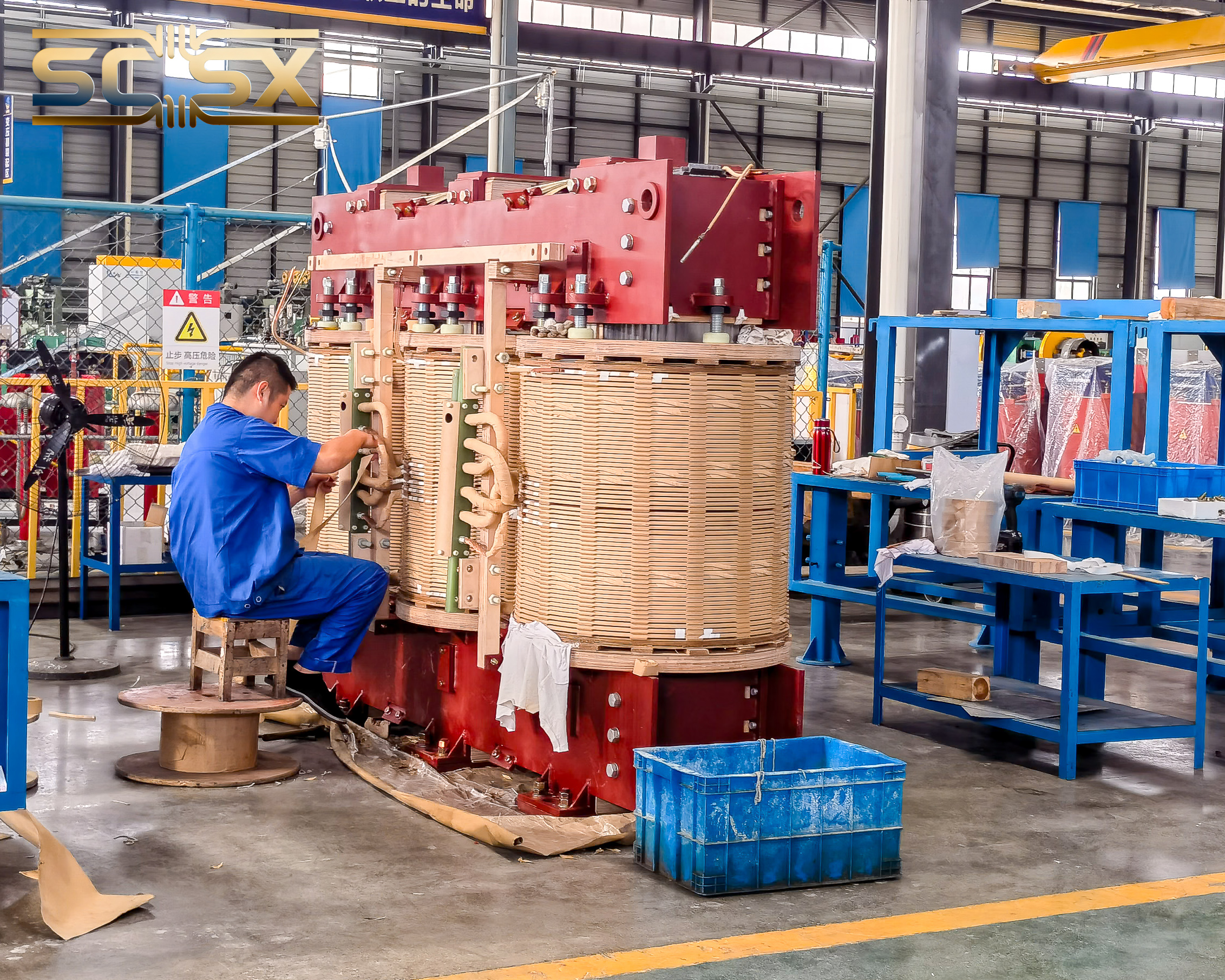 Emergency Backup Amorphous Alloy Dry Transformador Transformer 300KVA 24H Onsite Support Global Shipping 3 Phase Fireproof Cast Resin