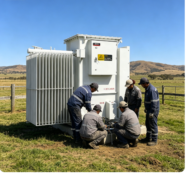 ZGS11-F-160kVA Full Copper Winding PV Farm Pad Mount Distribution Transformer