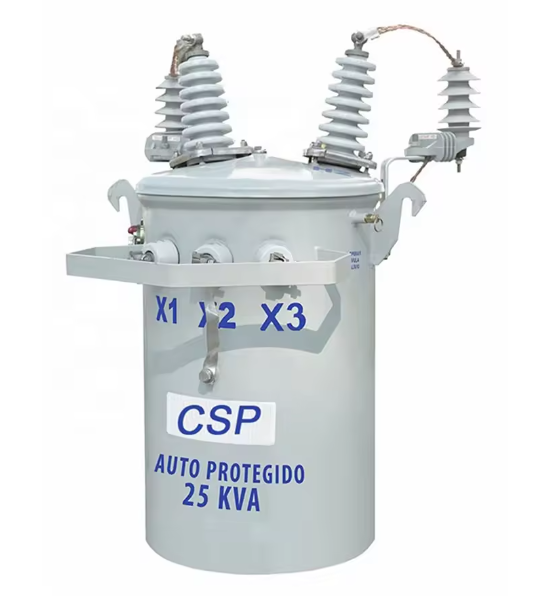 High Perfomance 13.8KV 240V/480V 100KVA Oil Immersed Distribution Transformer Single Phase Pole Mounted Transformer