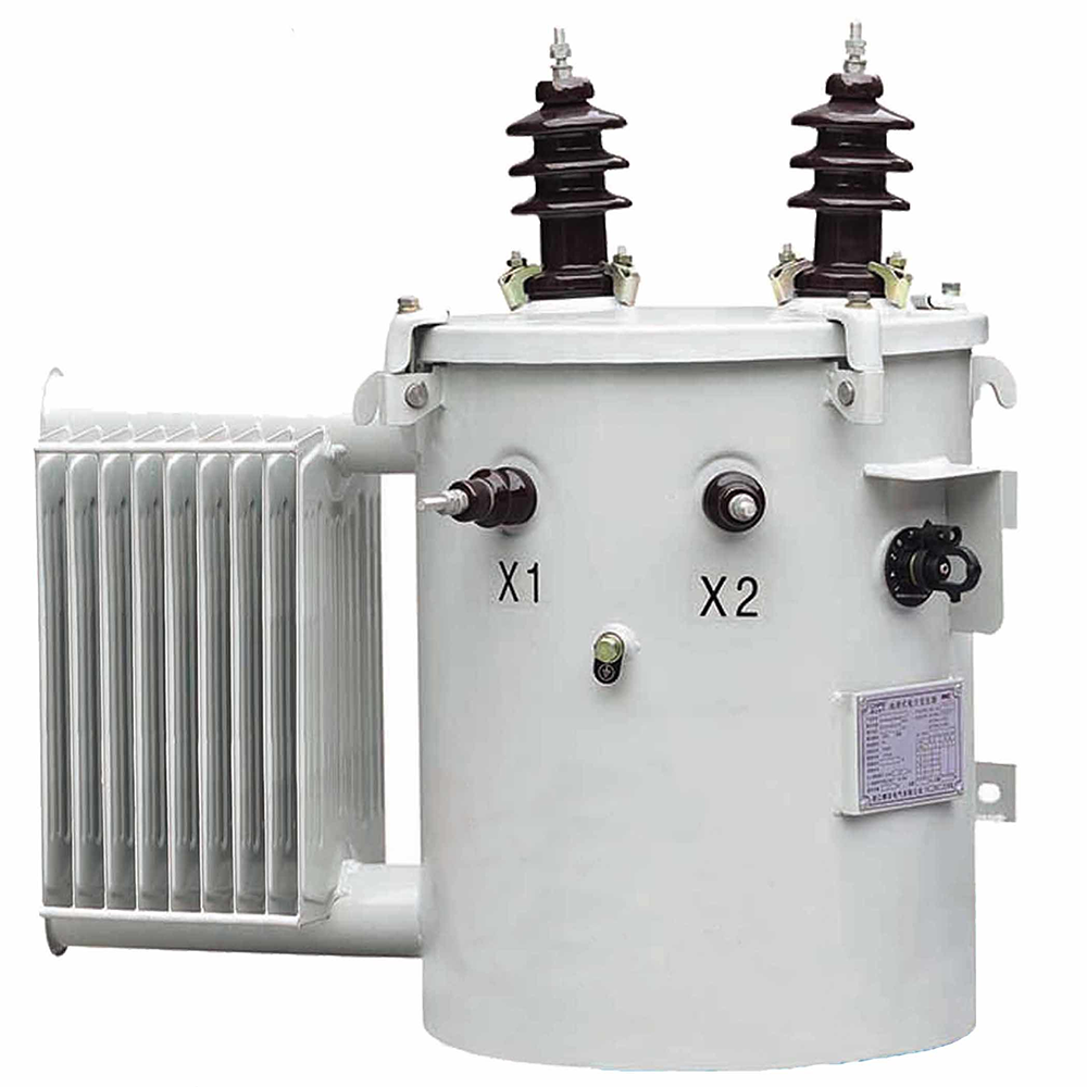 Customized One Piece 37.5KVA 13800V 120/240V Amorphous Alloy Single Phase Pole Mounted Transformer 60Hz 11KV 400V 480V V