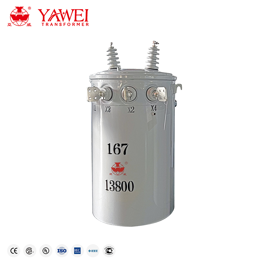 High Perfomance 13.2KV 240V/120V 50KVA Oil Immersed Distribution Transformer Single-phase Pole Mounted Transformer