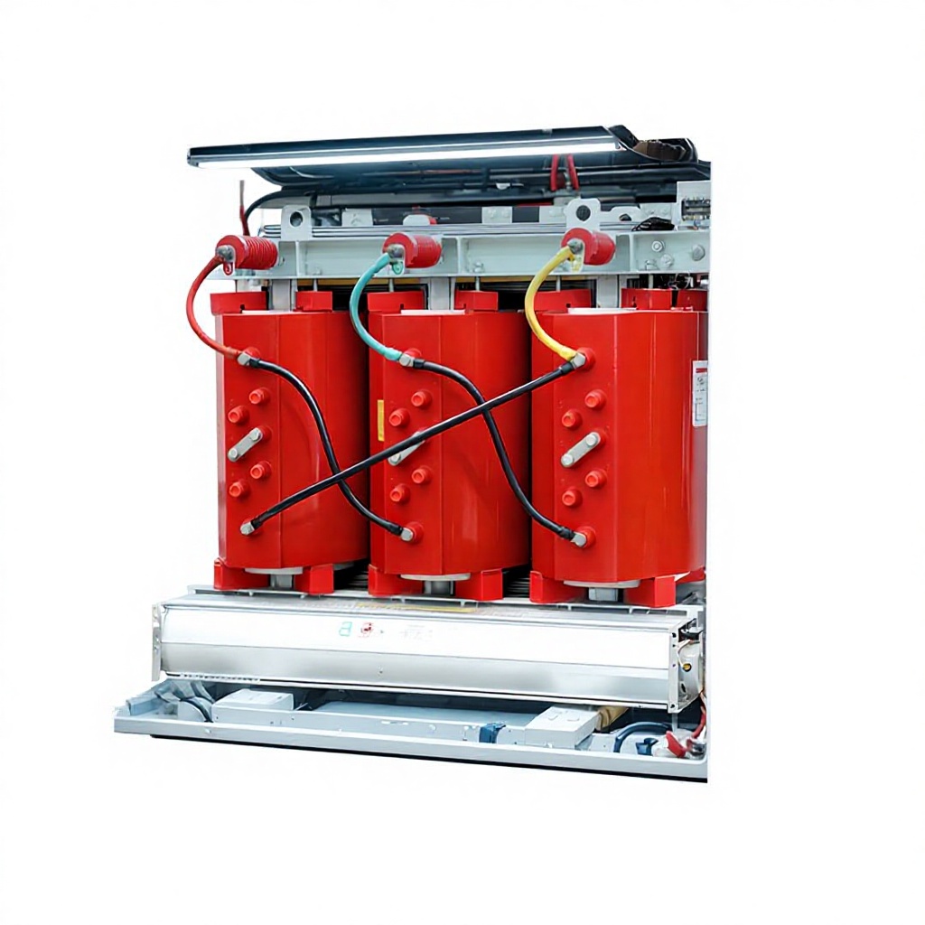 QZKJ SCB11 Three Phase Auto Dry Type Substation Power Transformer 10KV Circular Coil Amorphous Alloy Copper Winding 50/60Hz 2