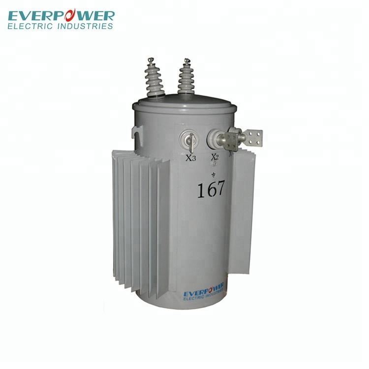 100KVA Single Phase Oil Immersed Transformer for 13.62kv Pole Mounted Single Phase Distribution Transformer