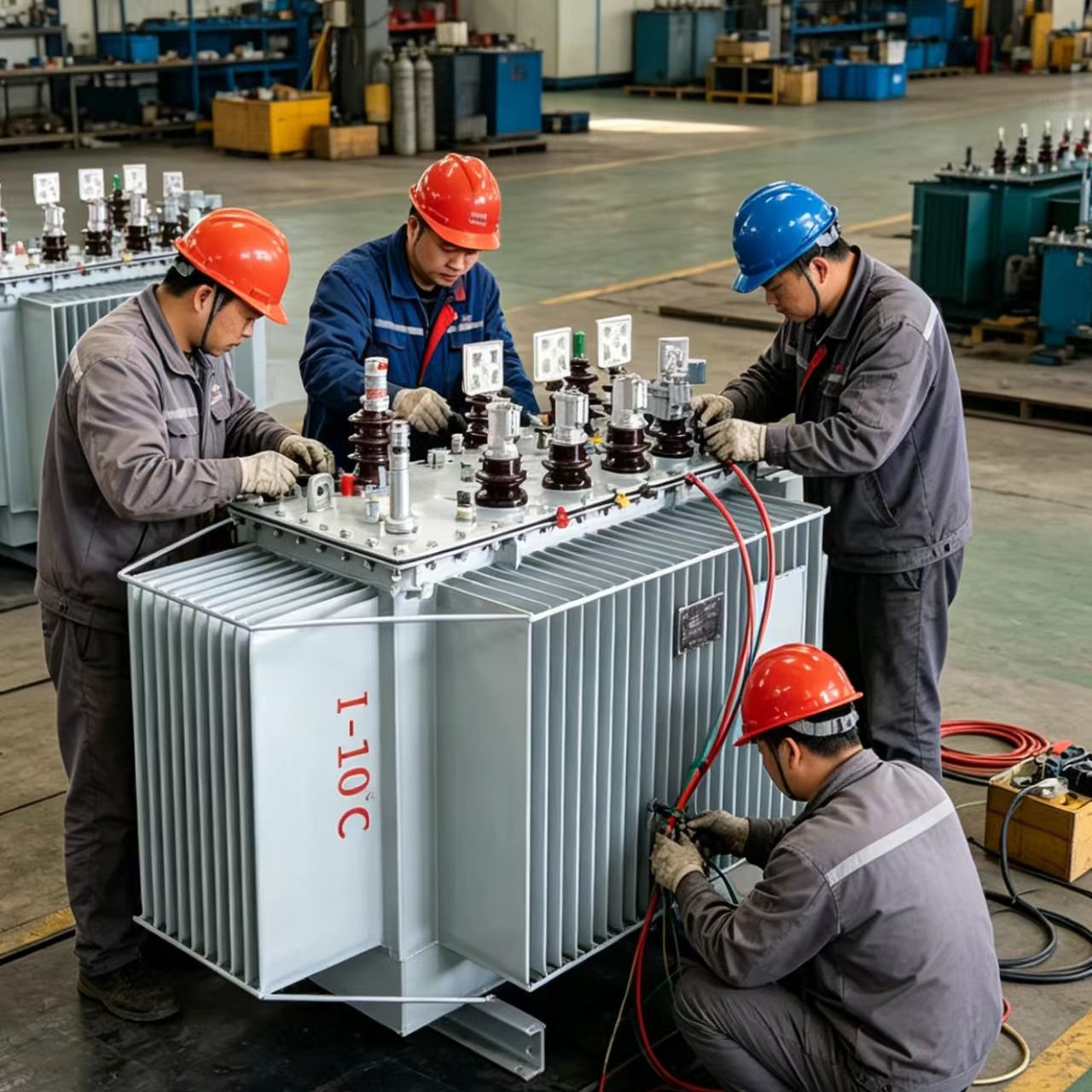 10 KV S20 - M - 30 ~4000 Series Three Phase Three Winding Oil-immersed Distribution Transformer