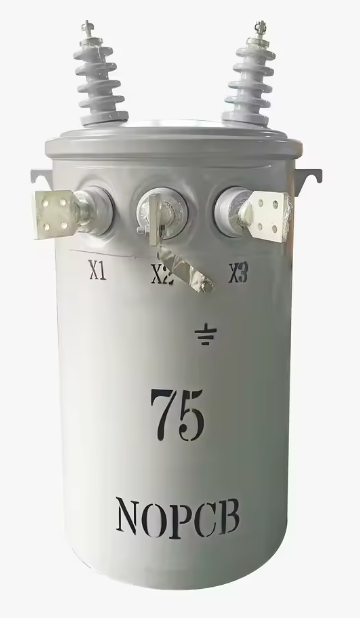 High Perfomance 13.8KV 240V/480V 100KVA Oil Immersed Distribution Transformer Single Phase Pole Mounted Transformer