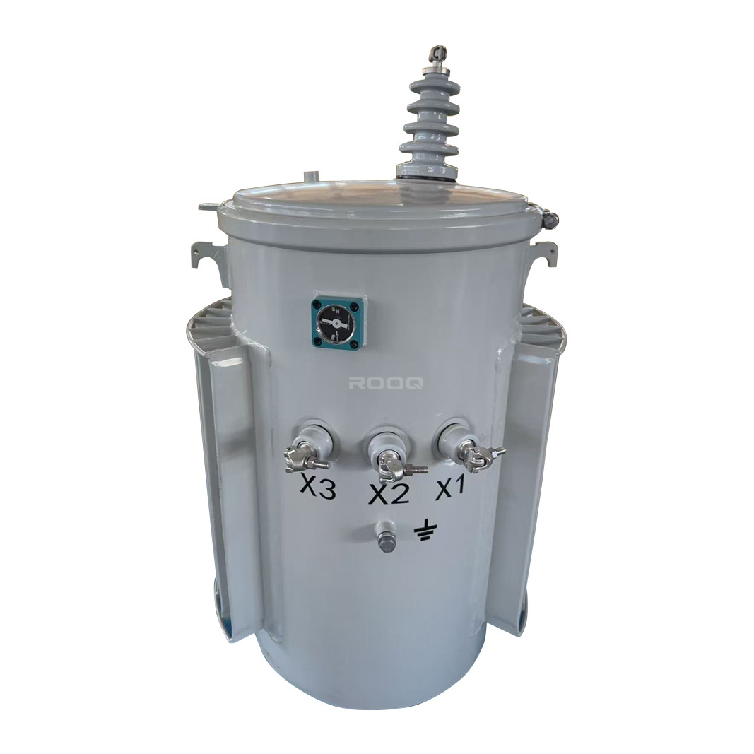 Custom Single Phase Aluminum Winding Oil Immersed Power Transformer 25kva Pole Mounted for Distribution