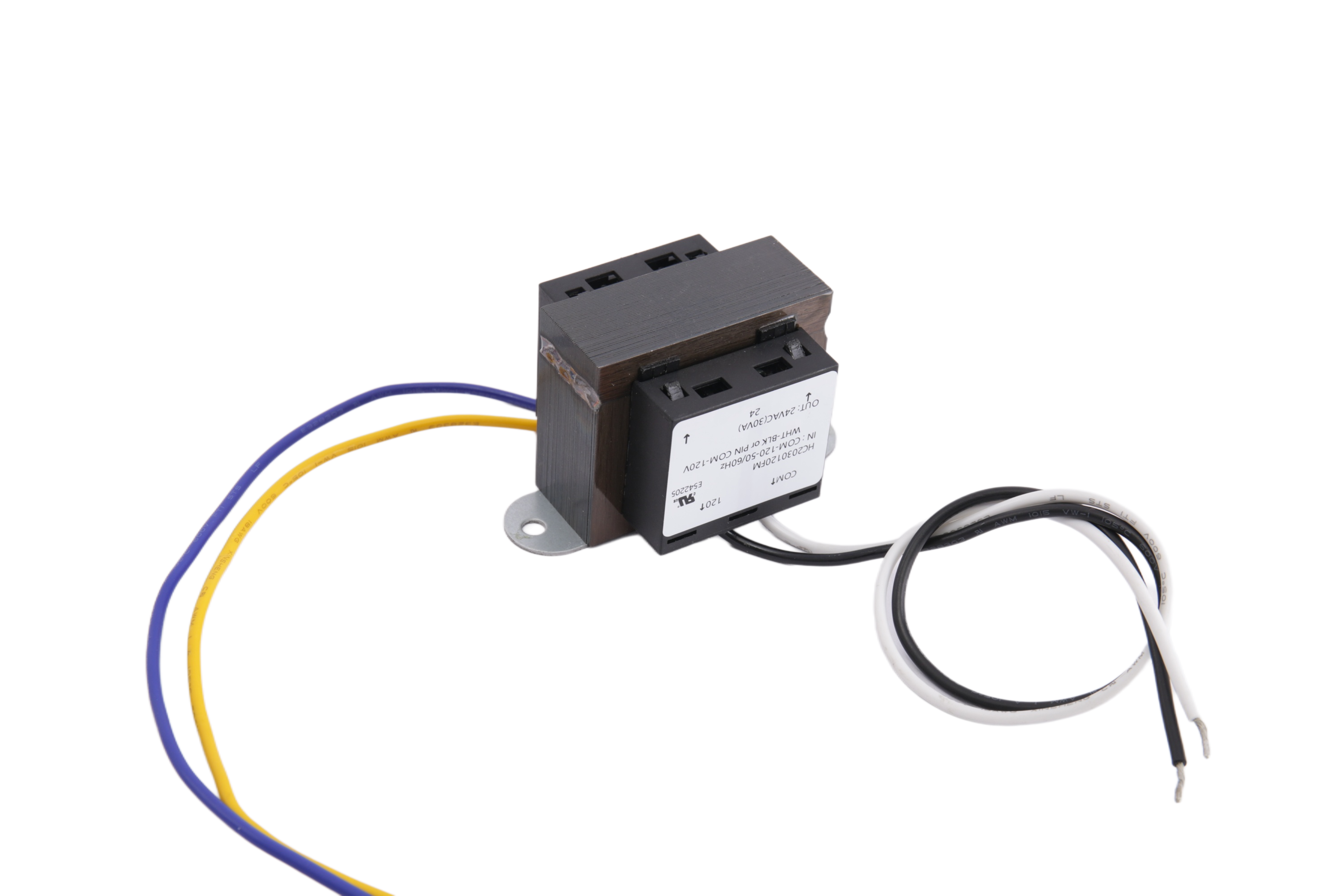 UL Approved Lead Type Class 2 Control Transformer Primary 208/240V Secondary 24V 30VA Isolation Control HVAC Transformer