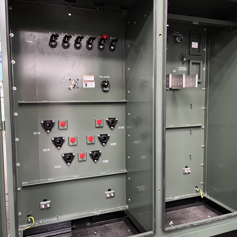 American Distribution 3 Phase Padmounted transformers Substation 1250 KVA 1600kVA 630kVA 13kV 30 KV Compact Power Transformer