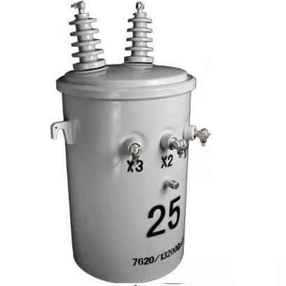 5KVA 10KVA 15KVA Customized Single-phase 50/60Hz Oil-Immersed Pole-mounted Transformer 15KV 34.5KV 69KV Power Distribution