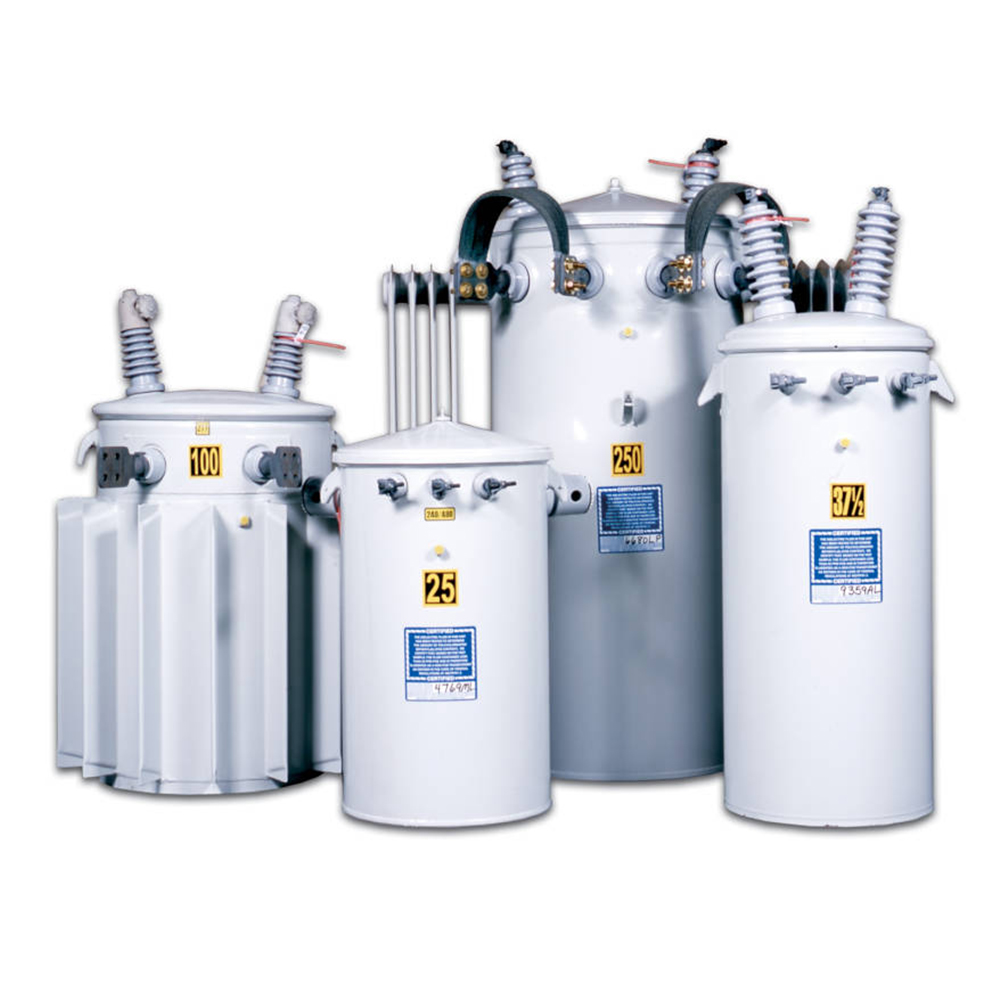 Customized One Piece 37.5KVA 13800V 120/240V Amorphous Alloy Single Phase Pole Mounted Transformer 60Hz 11KV 400V 480V V