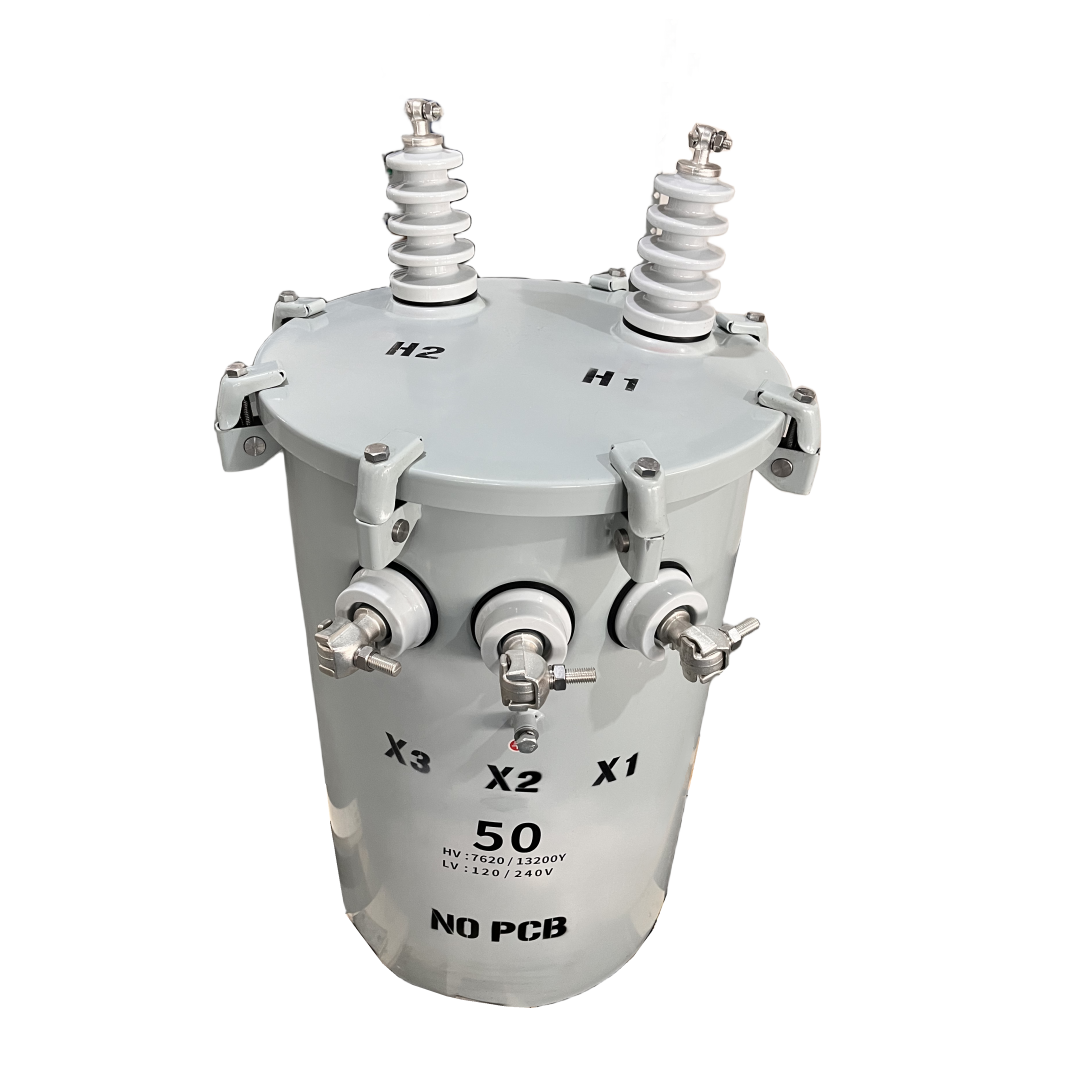 220v Single Phase Tranfomer Hot Sale 100kw-37.5kw Single Phase Electric Pole Mounted Transformer