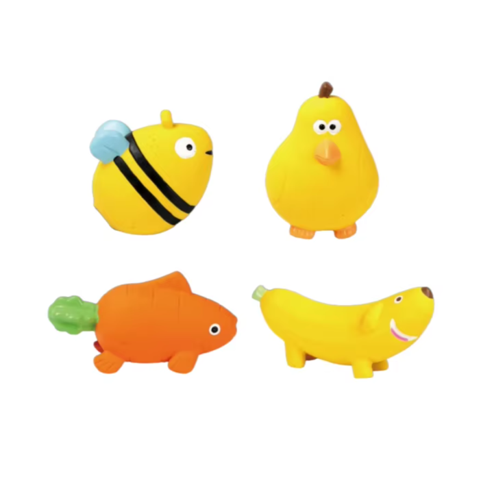 Dog Christmas Gift Eco-Friendly Durable Cartoon Latex Floating Interactive Chew Toy Indoor/Outdoor Sound Anxiety Relief Boredom