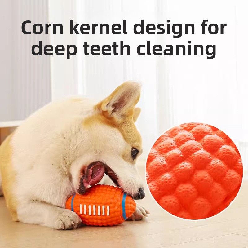 Eco-Friendly Latex Dog Vocalizing Ball Toy-Indestructible Chew Toy for Teething Durable for Border Collies/Golden