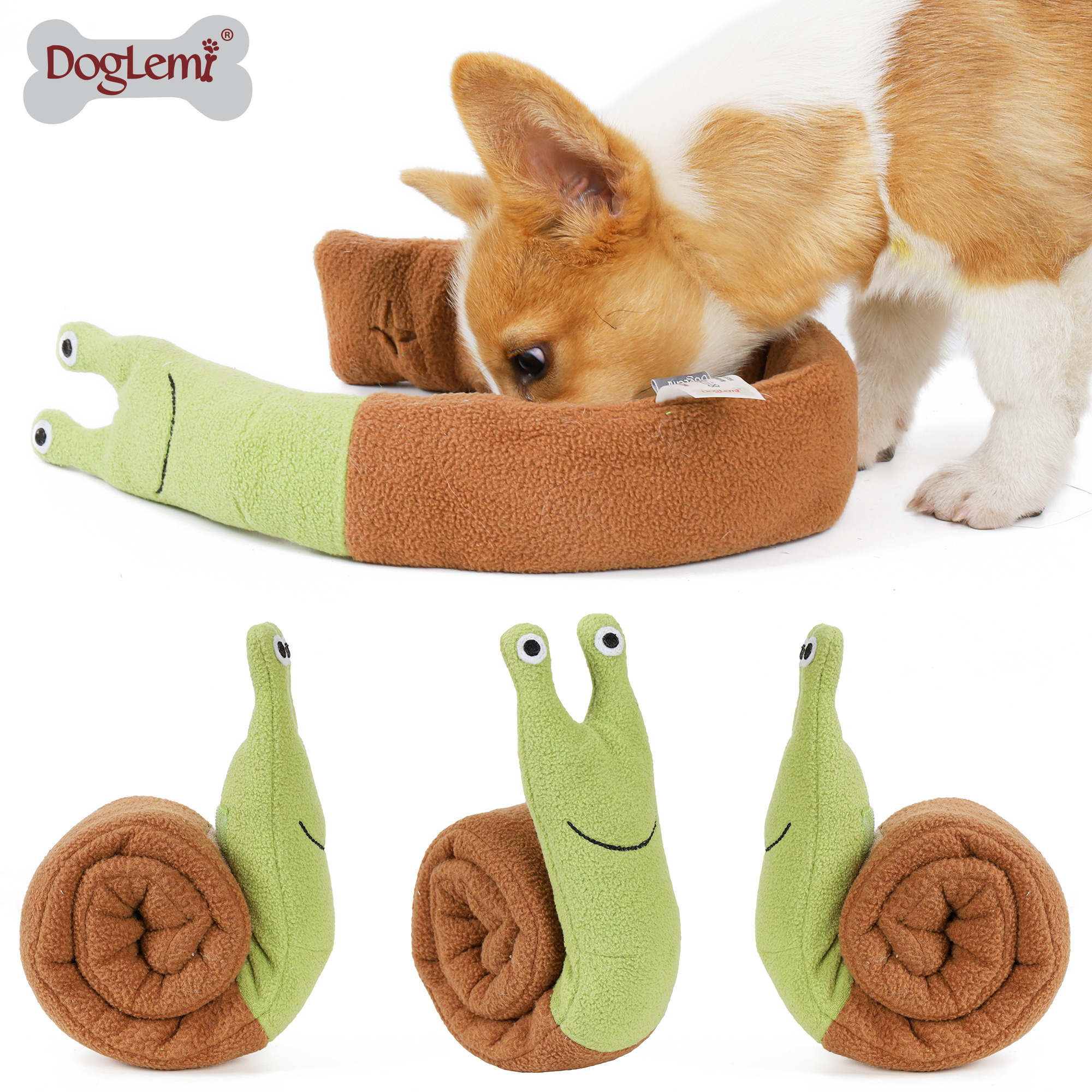 Interactive Dog Toy Set Eco-Friendly Snuffle Puzzle for Aggressive Chewers Indestructible Sniff Toys for Dogs Pets Classic Style