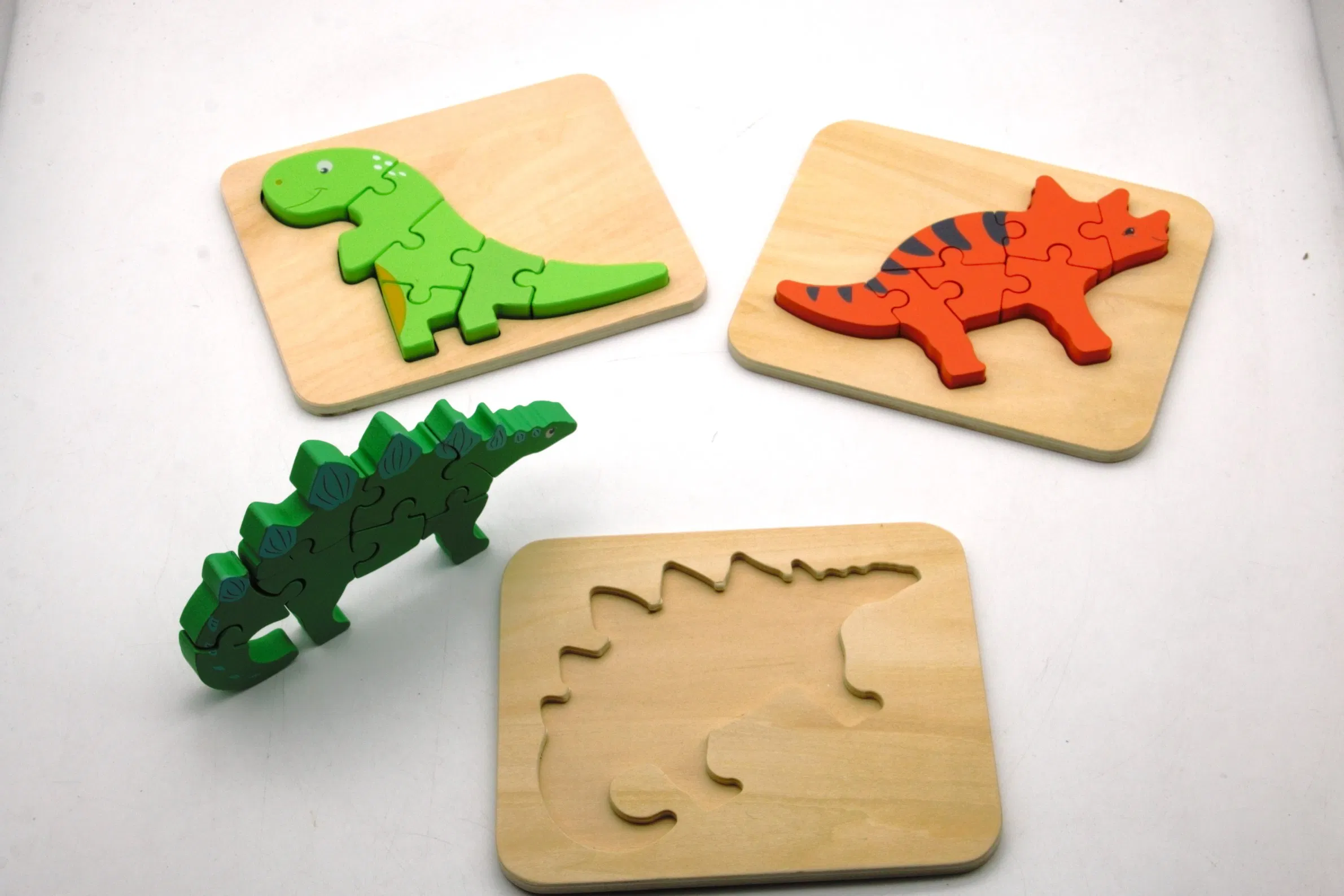 Wooden Eucational 3D Dog Puzzle 9PCS Toy for Kids and Children