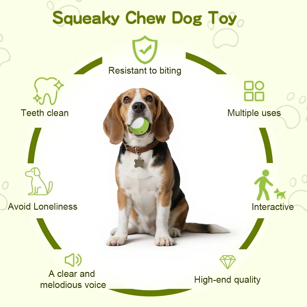 Wholesale Custom Durable Rubber Dog Chew Ball Toys Teeth Cleansing Food Treat Dispensing Interactive Dog Toys
